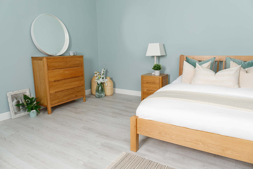 Trafalgar Solid Natural Oak Bed Frame - Various Sizes - B GRADE - The Oak Bed Store