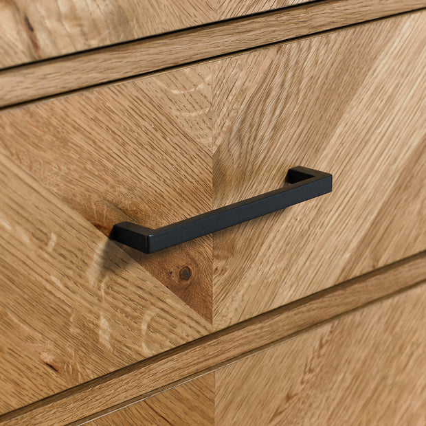 Urban Rustic Oak 3 Drawer Chest Of Drawers - The Oak Bed Store