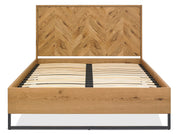 Urban Rustic Oak Bed Frame - 5ft King Size - The Oak Bed Store