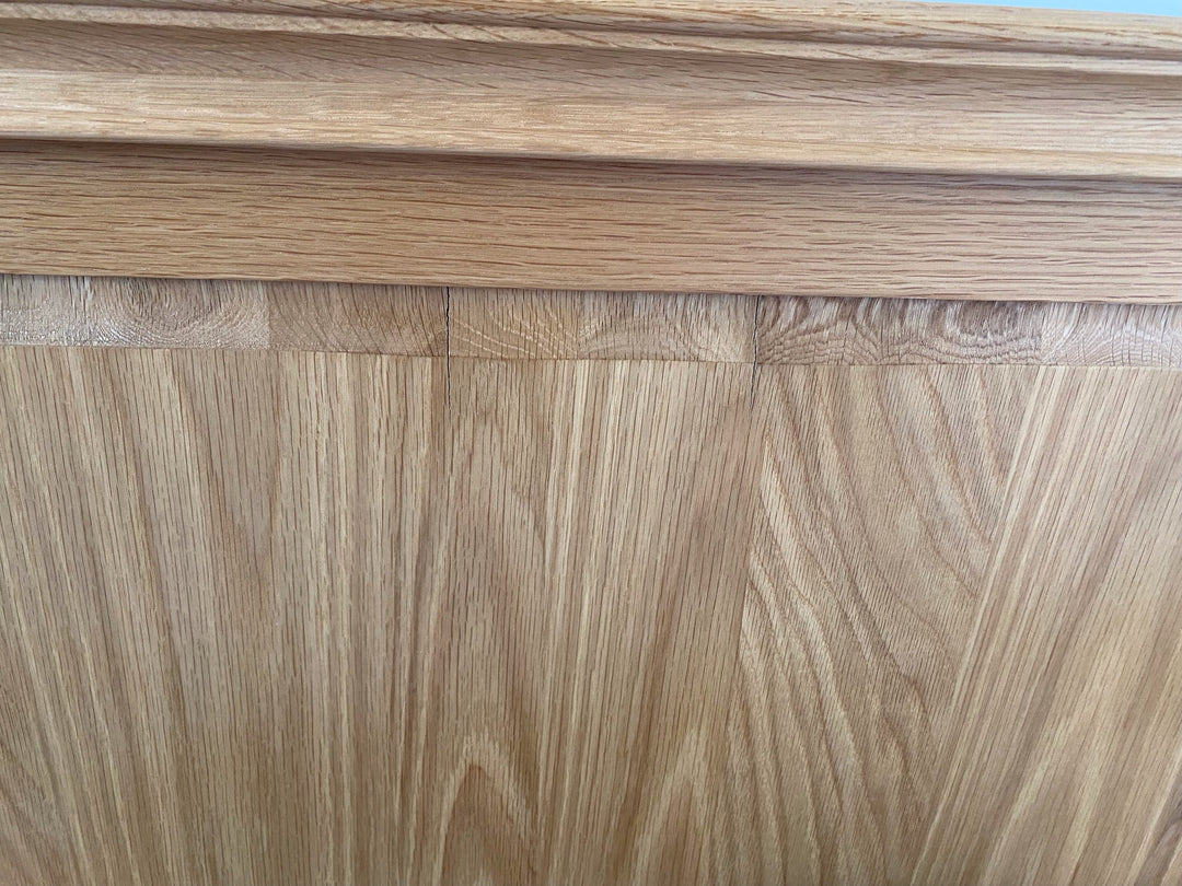 Westcott Solid Natural Oak Storage Bed Frame - 5ft King Size - B GRADE - The Oak Bed Store