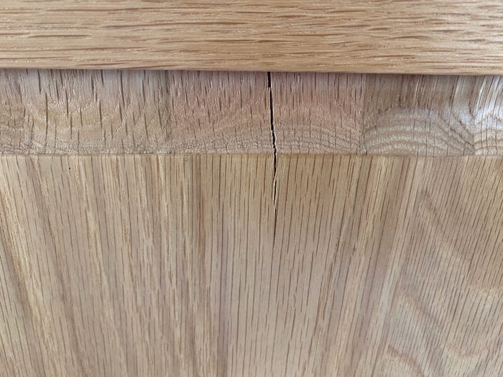 Westcott Solid Natural Oak Storage Bed Frame - 5ft King Size - B GRADE - The Oak Bed Store