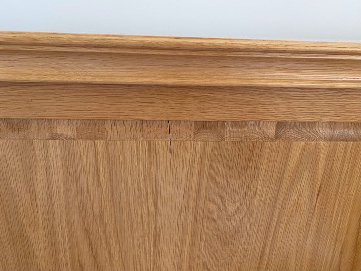 Westcott Solid Natural Oak Storage Bed Frame - 5ft King Size - B GRADE - The Oak Bed Store