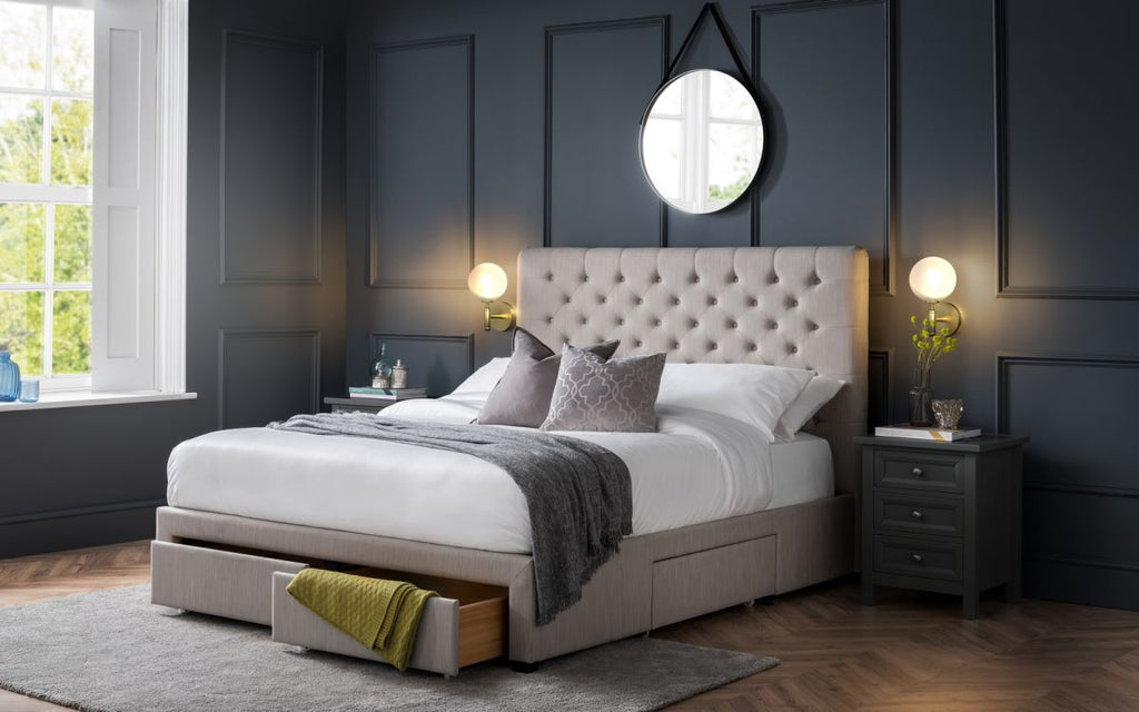 Wiltshire Fabric Storage Bed Frame 5ft King
