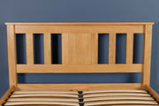 Wimbledon Solid Natural Oak Storage Bed - 4ft6 Double - The Oak Bed Store