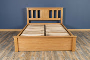 Wimbledon Solid Natural Oak Storage Bed - 6ft Super King - The Oak Bed Store